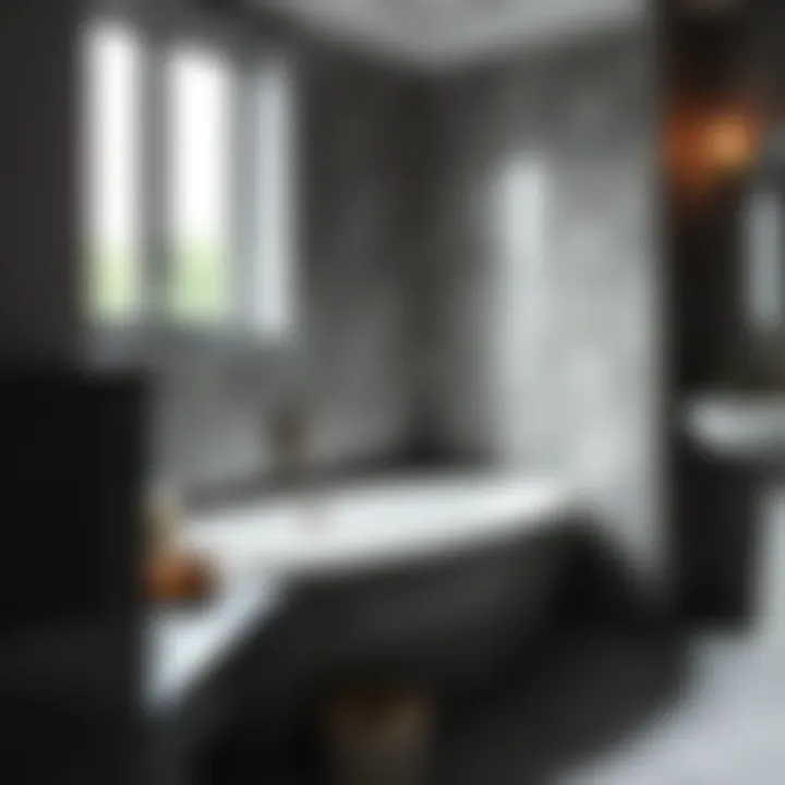 Expert tiling installation in progress