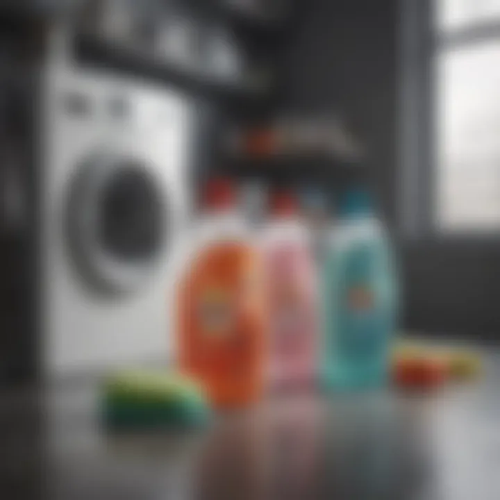 A vibrant assortment of laundry detergents in various forms