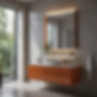 The Future of Bathroom Cabinets: Smart Technology Integration Smart bathroom cabinet integrated with technology features