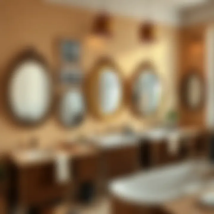 Variety of Zoom Mirrors in Chic Setting Different types of zoom mirrors displayed in a chic setting