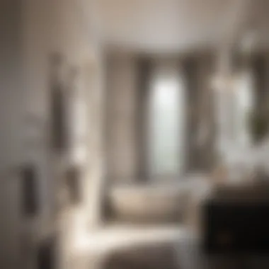 Bathroom Aesthetics with Towel Bars A beautifully designed bathroom featuring towel bars
