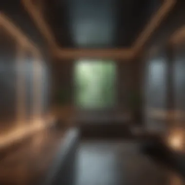 Serene Steam Room for Relaxation A serene steam room setting promoting relaxation