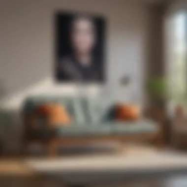Interior Design with a Queen Size Futon Interior design featuring a queen size futon