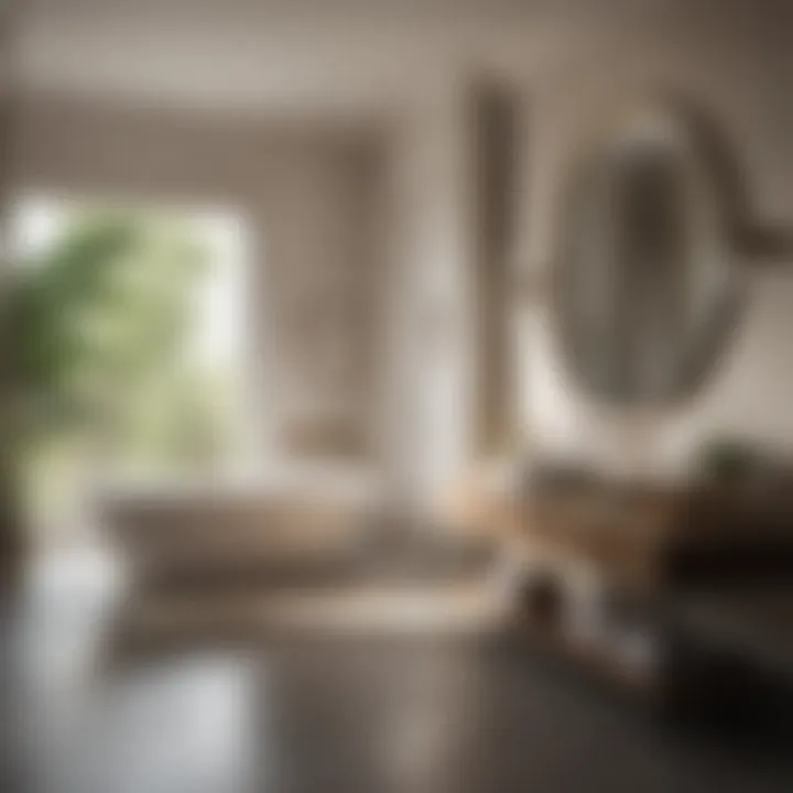 A beautifully arranged bathroom with a well-maintained bathtub