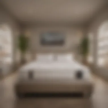 Showcase of Tempur-Pedic Mattresses Showcase of Tempur-Pedic mattresses in a retail store